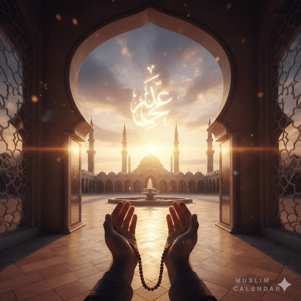 first 10 days of ramadan- 2 dawn time after fajar salah making dua with tasbiah in hand