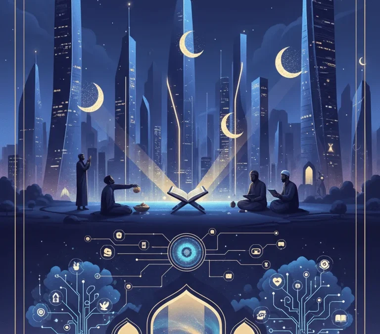 First 10 days of Ramadan image shows, moon citing and people getting ready for Ramadan